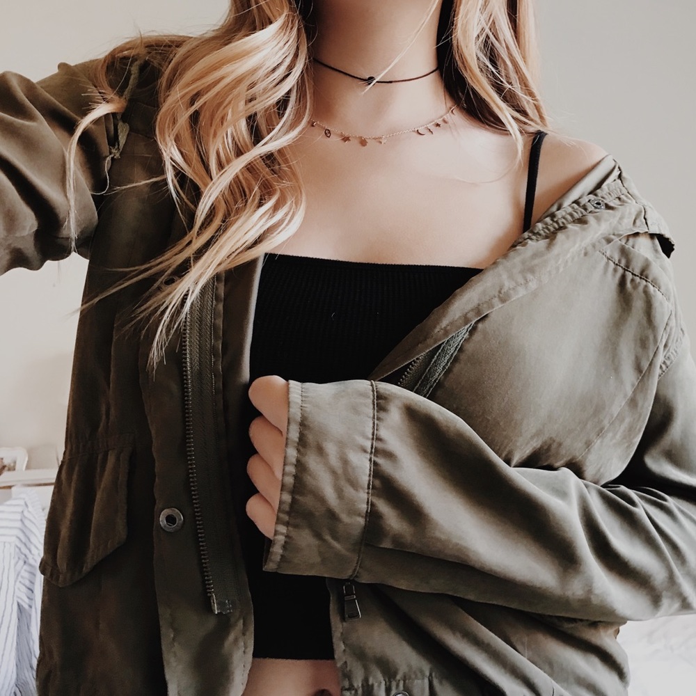brandy Melville green jacket